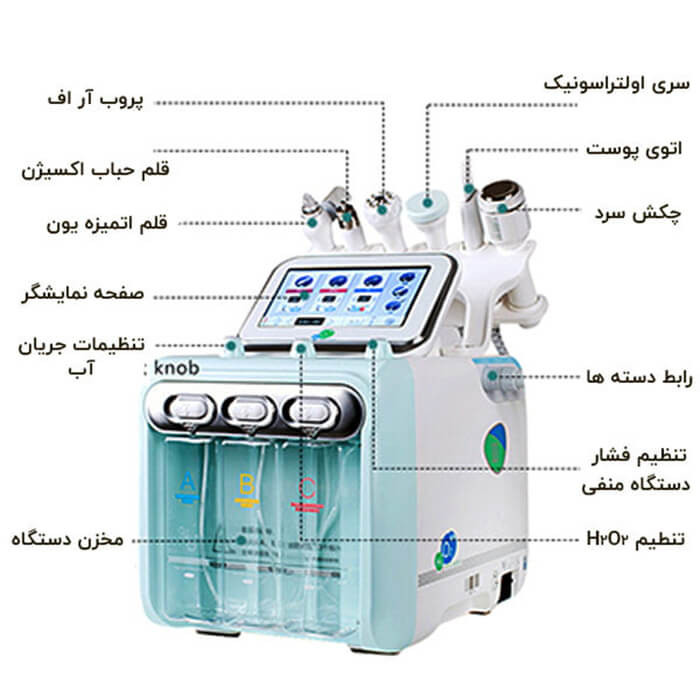 دستگاه هیدروفشیال 6کاره