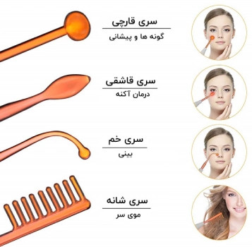 دستگاه جوانسازی هایفرکوئنسی پوست و مو (4 پروب) مدل LZ-006A 30